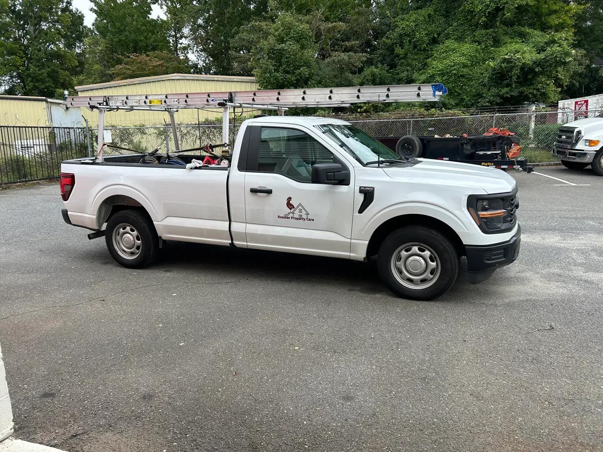 Parking lot pressure washing Charlotte commercial property