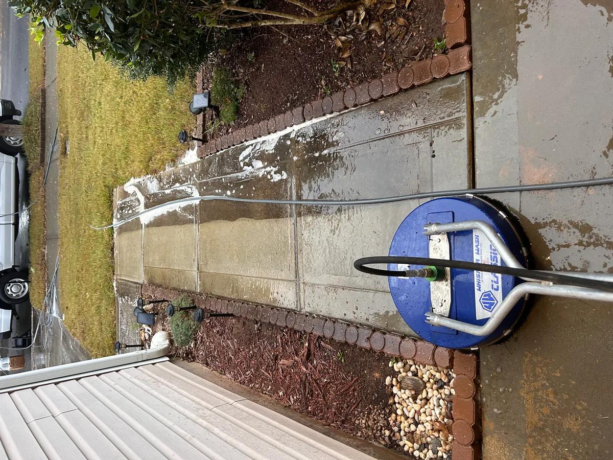 Patio pressure washing in Charlotte, NC by Rooster Property Care