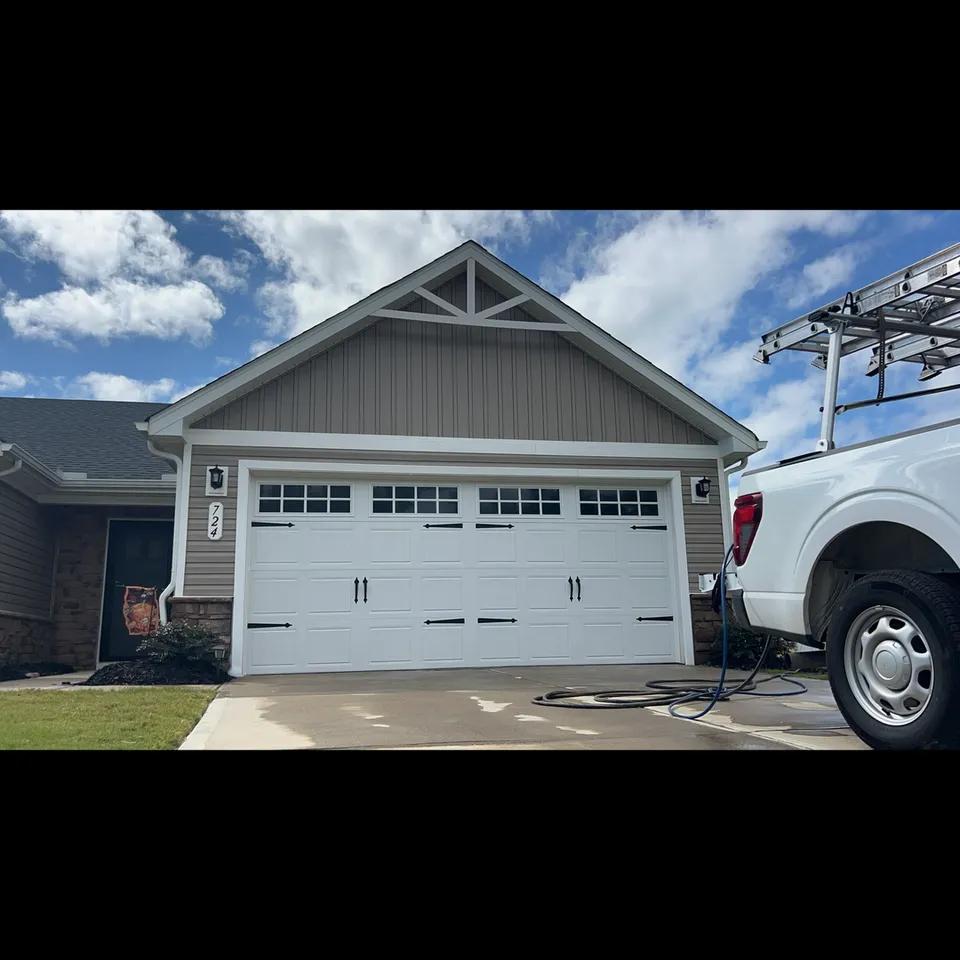 Soft washing siding in Charlotte